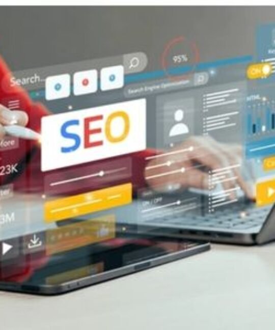 Australian real estate professionals analysing SEO strategies to improve property listings, website traffic, and online lead generation.