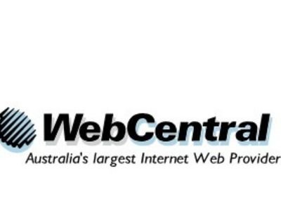 Step-by-step interface showing Web Central login and hosting dashboard access for managing website settings.