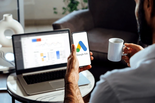 Google Ads management Melbourne strategy dashboard showing performance growth, ROI tracking, and campaign optimisation